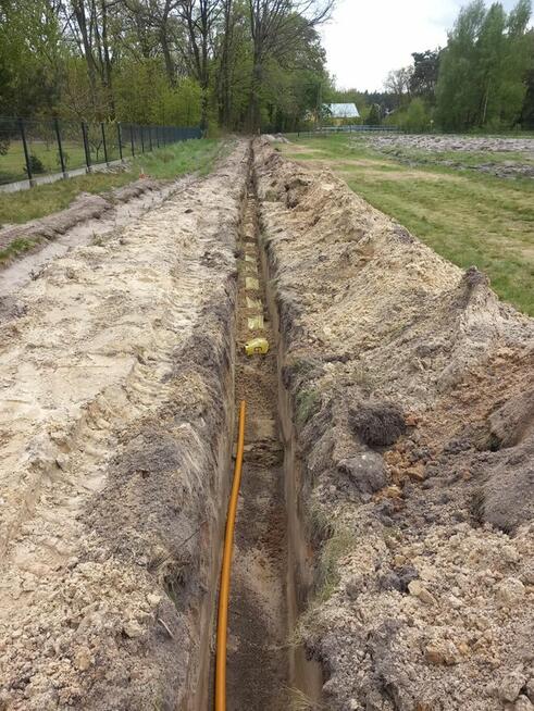 Usługi koparką, prace ziemne, wyburzenia, niwelacja terenu,