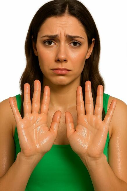 Jonoforeza przeciw nadmiernemu poceniu sie dłonie stopy ręce