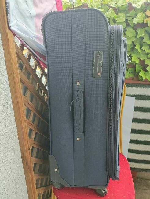 Duża Walizka na kółkach Wittchen torba bagaż uchwytem podróżna