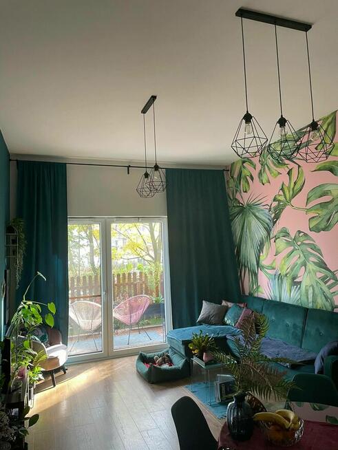 Zielone mieszkanie 42 m² z ogródkiem wolne od 15 lipca