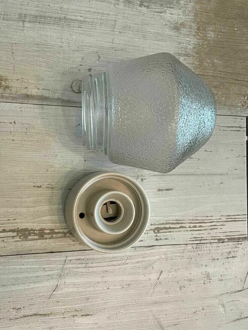 Lampa oprawa porcelanowa przemysłowa LOFT