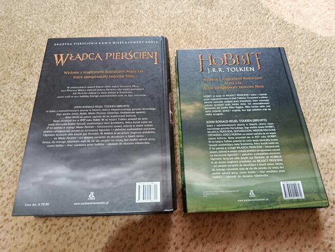 Książki Tolkien - komplet