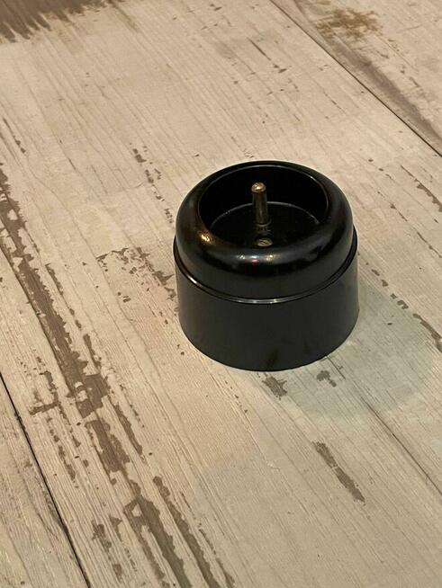 Stare gniazdko bakelitowe Vintage Industrial PRL Ospel