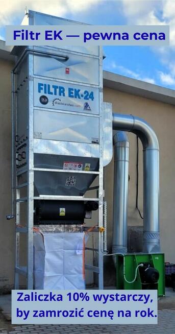 Filtr EK-24/Odciąg trocin 9000m³/h - teraz 7% taniej
