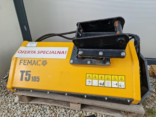 MULCZER FEMAC T5 105 NOWY, 16 500 netto z płytą adaptacyjną