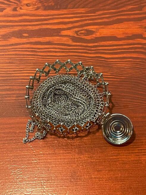 Sakiewka na monety Metalowy mieszek etui na drobiazgi