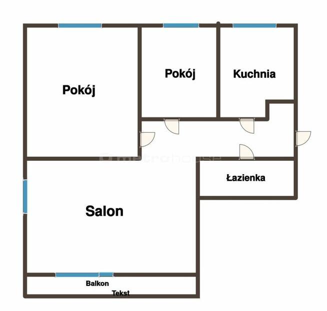 Na sprzedaż 3 pokojowe mieszkanie na Bałutach
