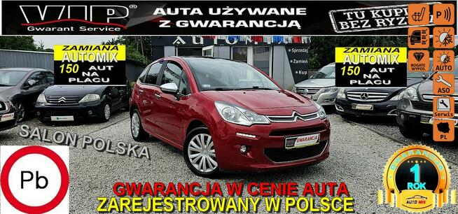 Citroen C3 Salon Polska * Serwisowany * Benzyna  - 103 tys przebieg /AUTOMI-X.PL