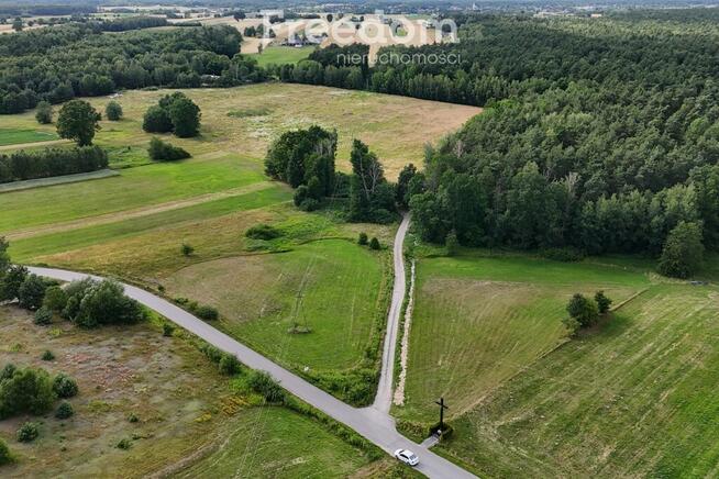 Duża działka przy lesie 25 min od Garwolina