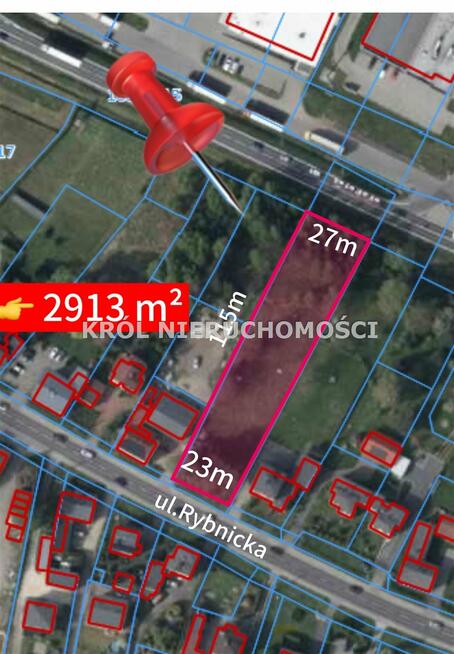 Działka Żory Folwarki, Rybnicka