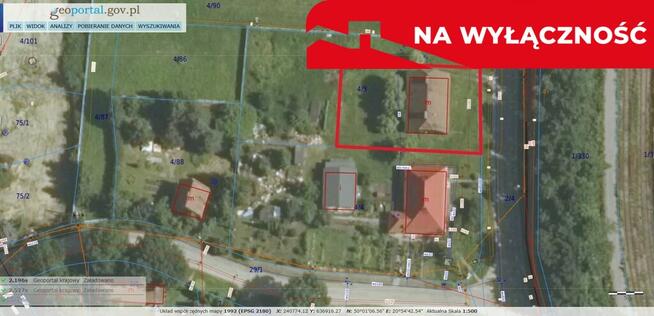 Działka budowlana na sprzedaż – Tarnów