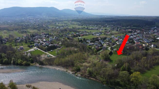 Działka przy lesie Kęty Podlesie