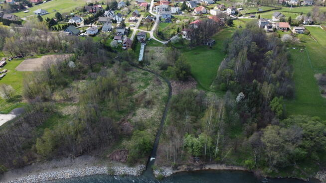 Działka przy lesie Kęty Podlesie