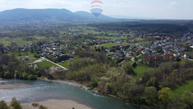 Działka przy lesie Kęty Podlesie
