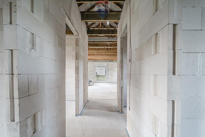 Dom stan surowy zamknięty + działka 964 m²