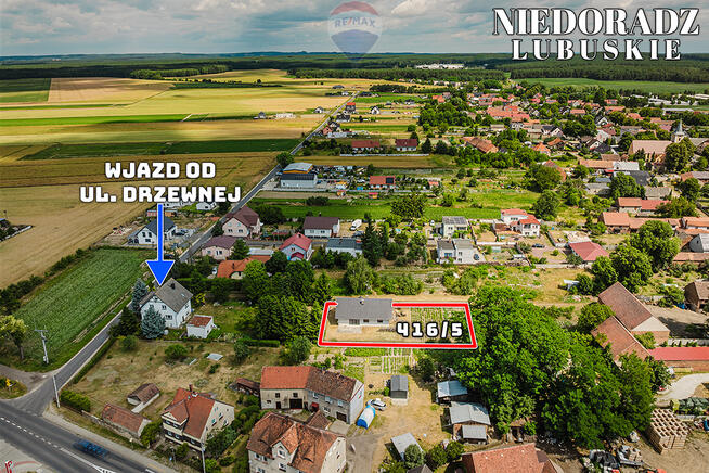 Dom stan surowy zamknięty + działka 964 m²