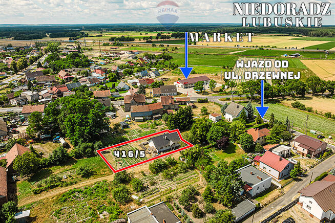 Dom stan surowy zamknięty + działka 964 m²