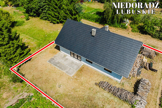 Dom stan surowy zamknięty + działka 964 m²