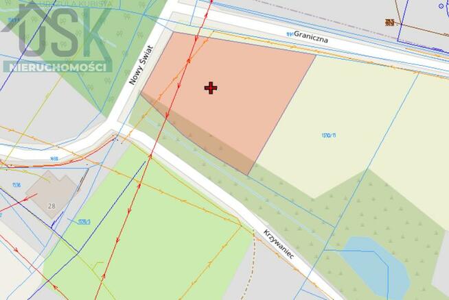 Działka budowlana Ustroń, Graniczna