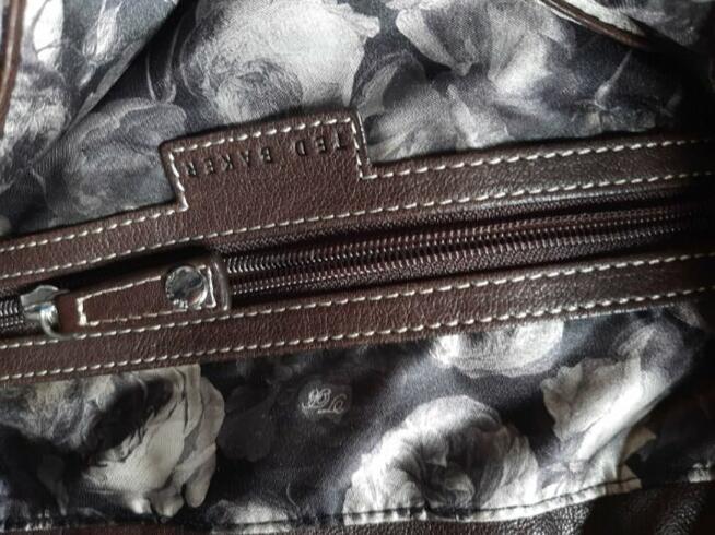 TED BAKER torba Premium z naturalnej skóry