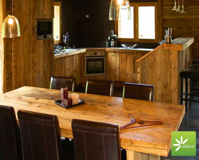 Meble kuchenne ze starego drewna – na wymiar