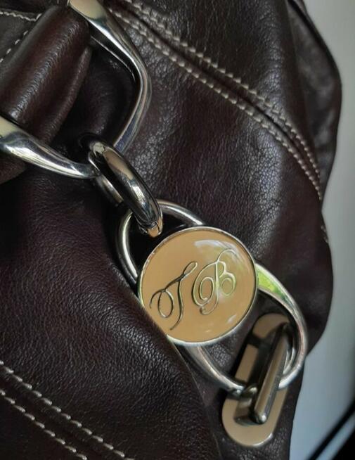 TED BAKER torba Premium z naturalnej skóry