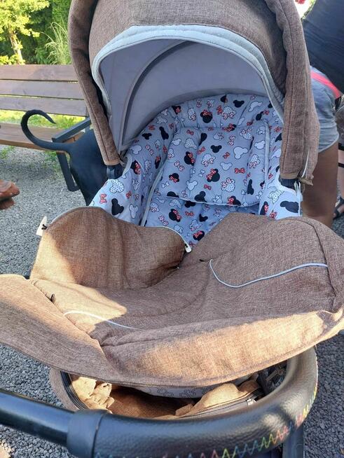 Wózek głeboko spacerowy+fotelik