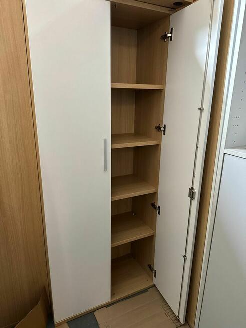 Szafa biała aktowa 80x190 cm szafy aktowe biurowe do biur