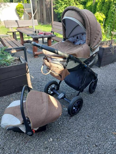 Wózek głeboko spacerowy+fotelik