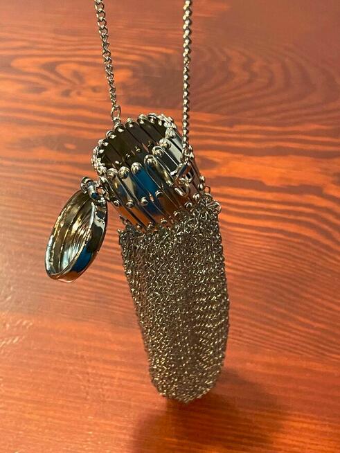 Sakiewka na monety Metalowy mieszek etui na drobiazgi