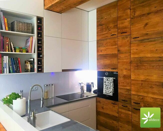 Meble kuchenne ze starego drewna – na wymiar