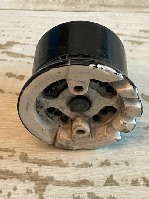 Stary włącznik bakelitowy porcelanowy Vintage Industrial PRL