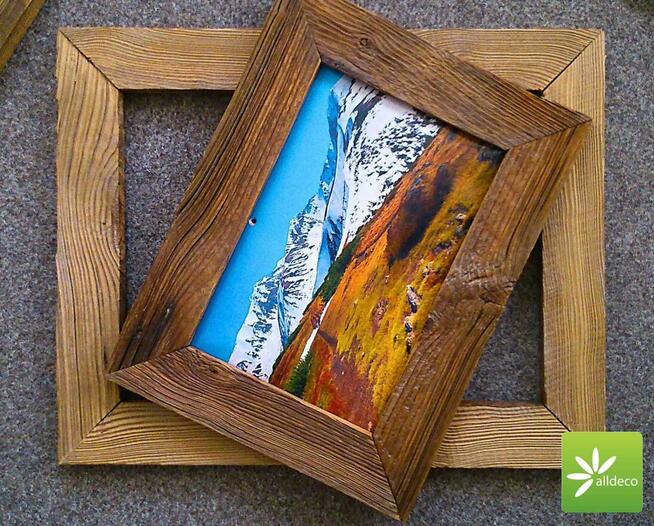 Rama ze starego drewna