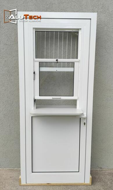 drzwi z oknem, drzwi z wydawką, drzwi do kuchni