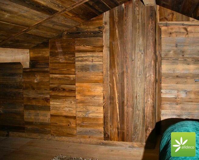 Szafy i zabudowy wnękowe ze starego drewna - na wymiar