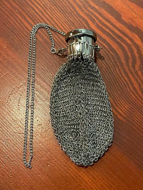 Sakiewka na monety Metalowy mieszek etui na drobiazgi