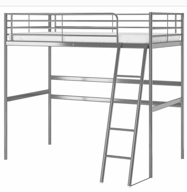 Rama łóżka z antresolą ikea