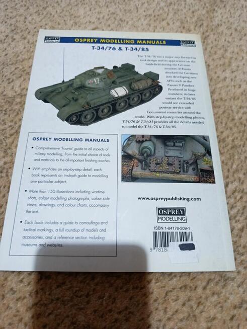 Czołg T34 komplet książek