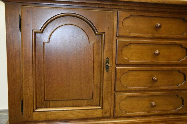 komoda z drewna dębowego - jak nowa