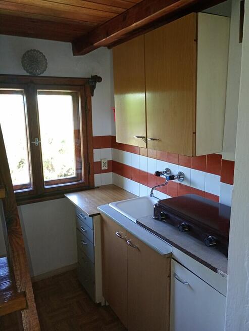 Działka z altaną murowaną