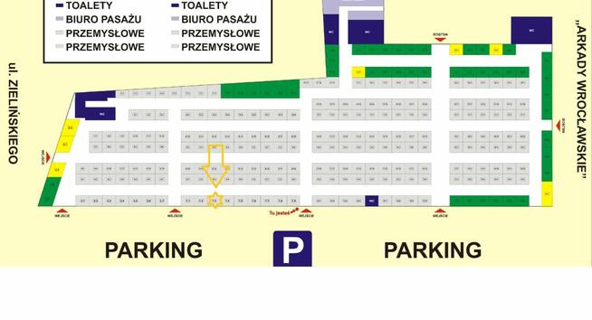 Stoisko 7.3 Pasaż Zielińskiego - Wrocław (WYNAJEM LUB SPRZED