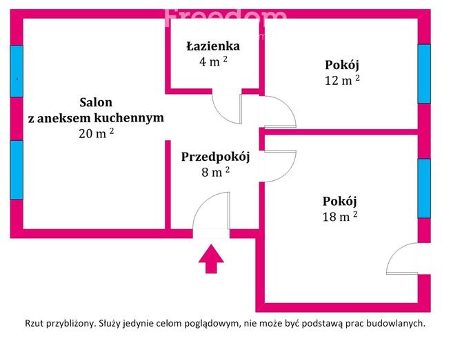 Przytulne rozkładowe mieszkanie przy ul. Zdrojowej