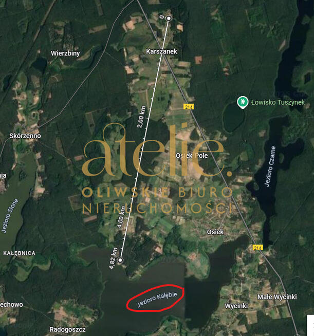 Działka rolna w środku Borów Tucholskich.