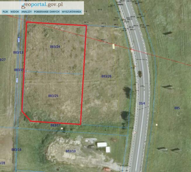 Działka budowlana Nowy Wiśnicz