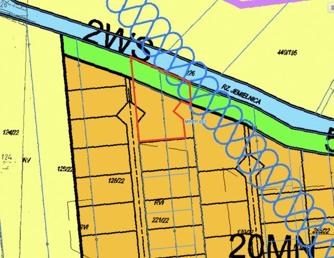 Działka budowlana Zawada gm. Turawa, Kępska