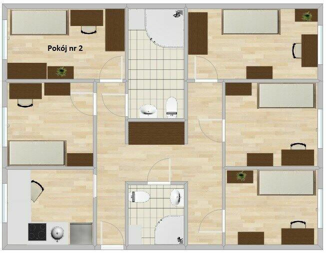 Pokój w spokojnej okolicy, Os. Centrum D 5