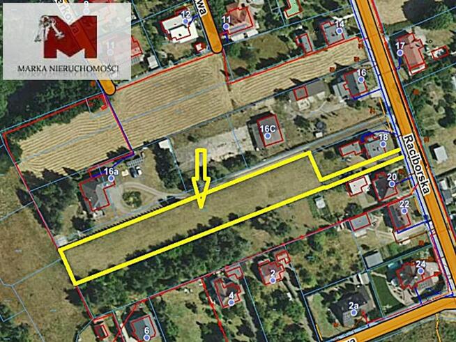 Działka budowlana Kuźnia Raciborska Kuźnia Raciborska, Raciborska