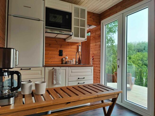 Nowoczesne domki nad samą Wisłą w Piotrawinie, dla 4osób