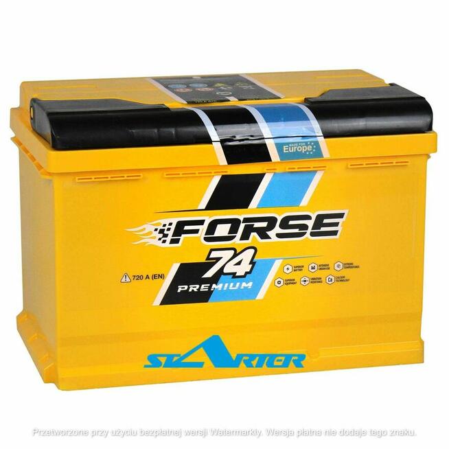 Akumulator FORSE 74Ah 720A Kielce