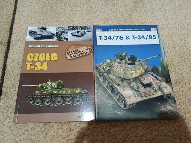 Czołg T34 komplet książek